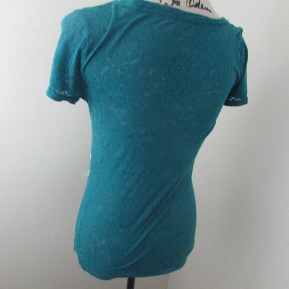 American Eagle Shirt S Green Bright & Beautiful - Picture 9 of 12